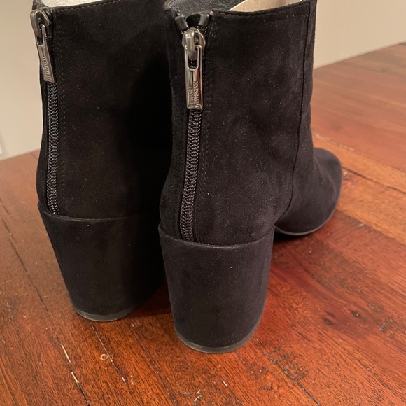 Stuart Weitzman Shoes | Stuart Weitzman Bacari Black Suede Ankle Bootie - Picture 2 of 6